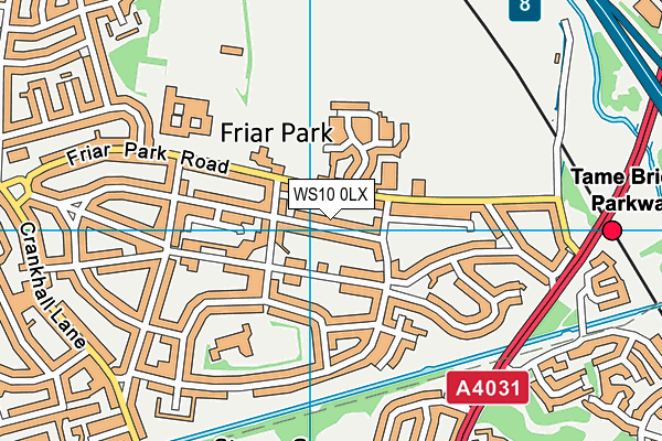 WS10 0LX map - OS VectorMap District (Ordnance Survey) WS10 0LX map - OS VectorMap District (Ordnance Survey)