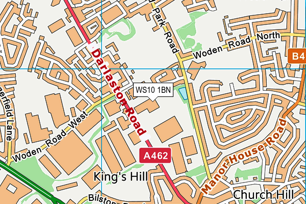 WS10 1BN map - OS VectorMap District (Ordnance Survey) WS10 1BN map - OS VectorMap District (Ordnance Survey)