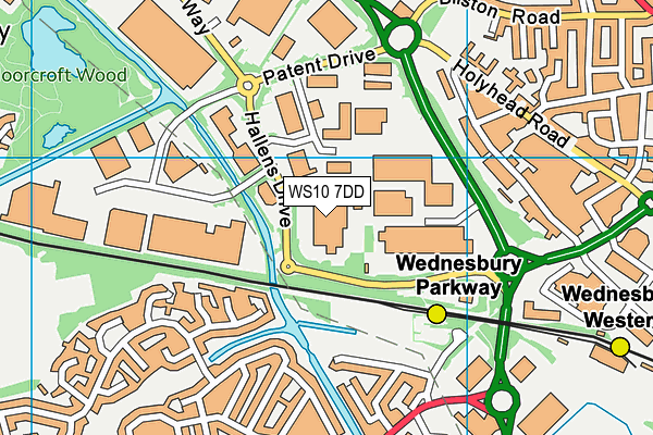 WS10 7DD map - OS VectorMap District (Ordnance Survey) WS10 7DD map - OS VectorMap District (Ordnance Survey)