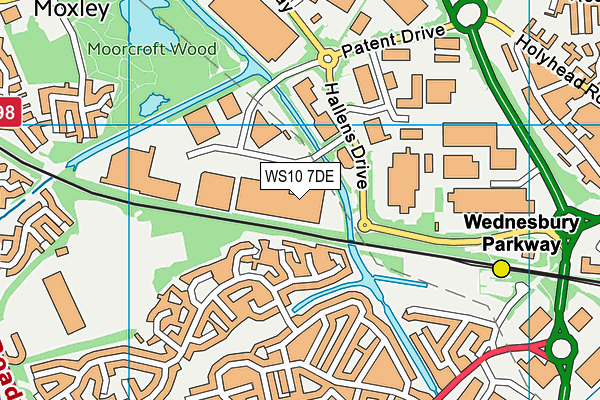 WS10 7DE map - OS VectorMap District (Ordnance Survey) WS10 7DE map - OS VectorMap District (Ordnance Survey)