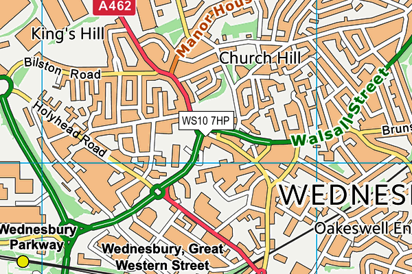 WS10 7HP map - OS VectorMap District (Ordnance Survey) WS10 7HP map - OS VectorMap District (Ordnance Survey)
