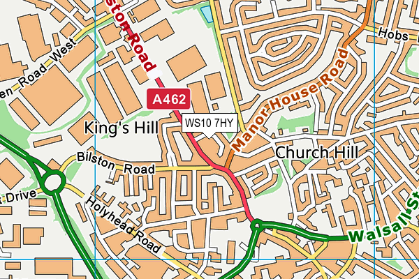 WS10 7HY map - OS VectorMap District (Ordnance Survey) WS10 7HY map - OS VectorMap District (Ordnance Survey)