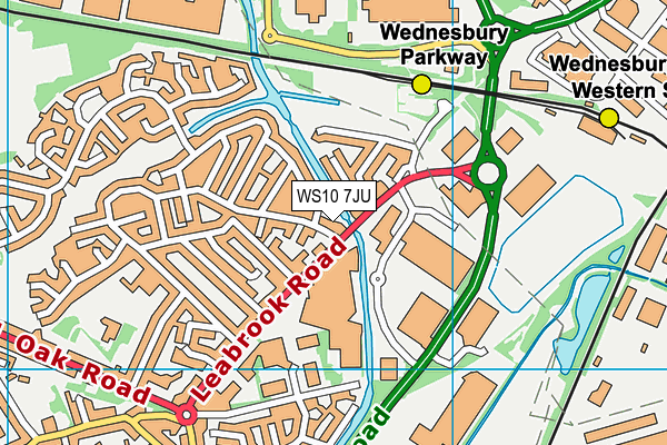 WS10 7JU map - OS VectorMap District (Ordnance Survey) WS10 7JU map - OS VectorMap District (Ordnance Survey)
