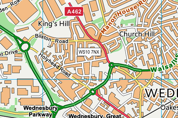 WS10 7NX map - OS VectorMap District (Ordnance Survey) WS10 7NX map - OS VectorMap District (Ordnance Survey)