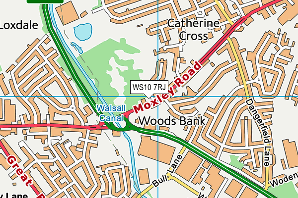 WS10 7RJ map - OS VectorMap District (Ordnance Survey) WS10 7RJ map - OS VectorMap District (Ordnance Survey)