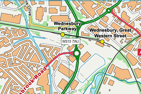 WS10 7WJ map - OS VectorMap District (Ordnance Survey) WS10 7WJ map - OS VectorMap District (Ordnance Survey)