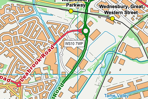 WS10 7WP map - OS VectorMap District (Ordnance Survey) WS10 7WP map - OS VectorMap District (Ordnance Survey)