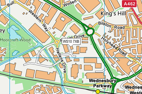 WS10 7XB map - OS VectorMap District (Ordnance Survey) WS10 7XB map - OS VectorMap District (Ordnance Survey)