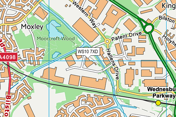 WS10 7XD map - OS VectorMap District (Ordnance Survey) WS10 7XD map - OS VectorMap District (Ordnance Survey)