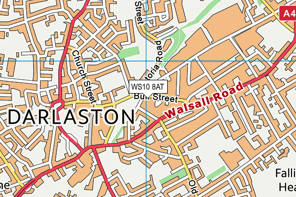 WS10 8AT map - OS VectorMap District (Ordnance Survey)
