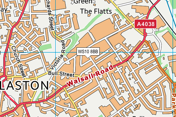 WS10 8BB map - OS VectorMap District (Ordnance Survey) WS10 8BB map - OS VectorMap District (Ordnance Survey)
