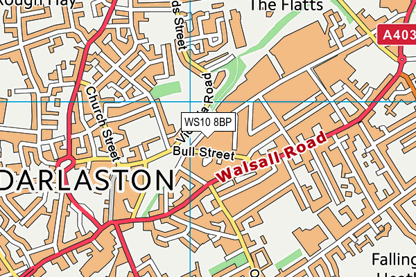 WS10 8BP map - OS VectorMap District (Ordnance Survey) WS10 8BP map - OS VectorMap District (Ordnance Survey)