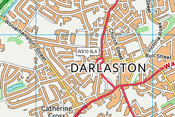 WS10 8LA map - OS VectorMap District (Ordnance Survey) WS10 8LA map - OS VectorMap District (Ordnance Survey)