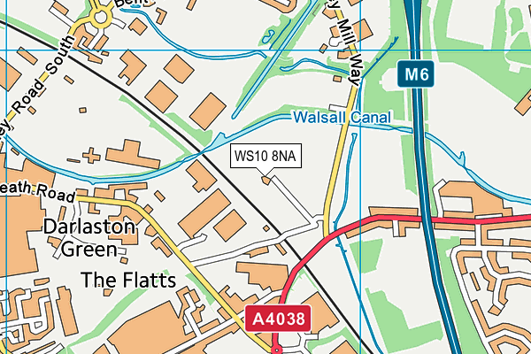 WS10 8NA map - OS VectorMap District (Ordnance Survey) WS10 8NA map - OS VectorMap District (Ordnance Survey)