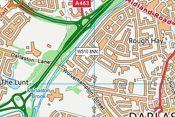 WS10 8NN map - OS VectorMap District (Ordnance Survey) WS10 8NN map - OS VectorMap District (Ordnance Survey)