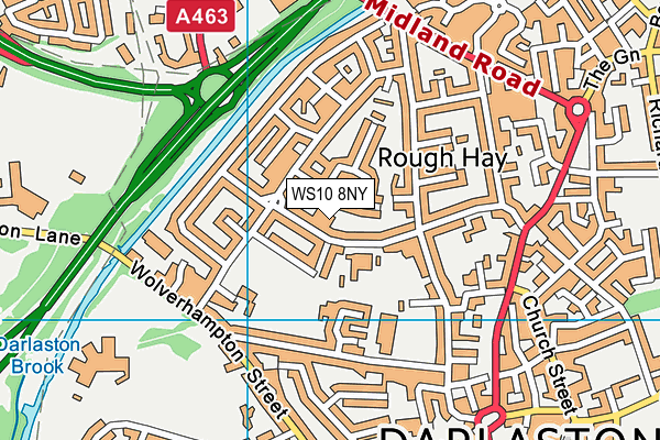 WS10 8NY map - OS VectorMap District (Ordnance Survey) WS10 8NY map - OS VectorMap District (Ordnance Survey)