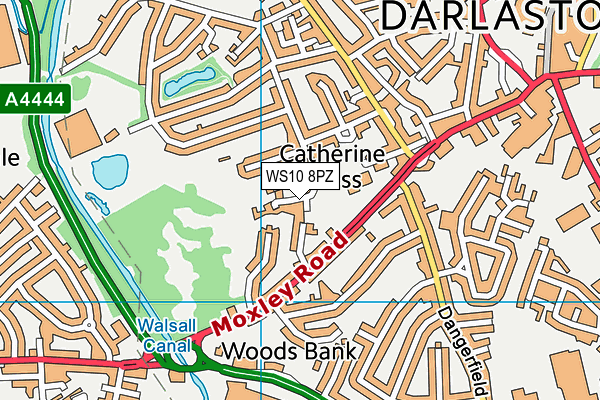 WS10 8PZ map - OS VectorMap District (Ordnance Survey) WS10 8PZ map - OS VectorMap District (Ordnance Survey)