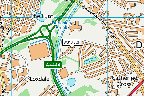 WS10 8QH map - OS VectorMap District (Ordnance Survey) WS10 8QH map - OS VectorMap District (Ordnance Survey)