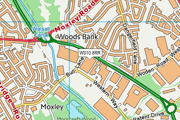 WS10 8RR map - OS VectorMap District (Ordnance Survey) WS10 8RR map - OS VectorMap District (Ordnance Survey)