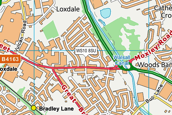 WS10 8SU map - OS VectorMap District (Ordnance Survey) WS10 8SU map - OS VectorMap District (Ordnance Survey)