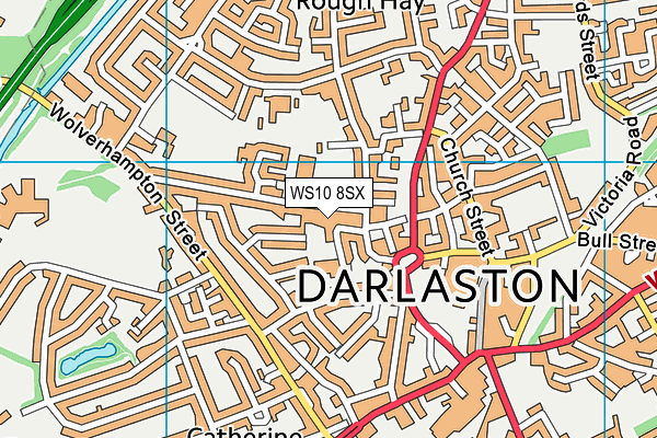 WS10 8SX map - OS VectorMap District (Ordnance Survey) WS10 8SX map - OS VectorMap District (Ordnance Survey)