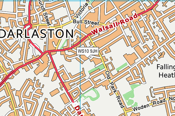 WS10 9JH map - OS VectorMap District (Ordnance Survey) WS10 9JH map - OS VectorMap District (Ordnance Survey)