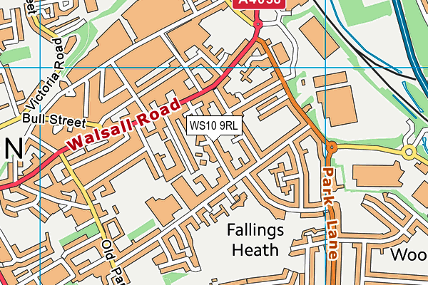 WS10 9RL map - OS VectorMap District (Ordnance Survey) WS10 9RL map - OS VectorMap District (Ordnance Survey)