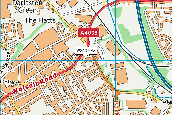 WS10 9SZ map - OS VectorMap District (Ordnance Survey) WS10 9SZ map - OS VectorMap District (Ordnance Survey)