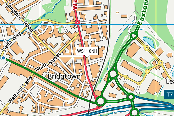 WS11 0NH map - OS VectorMap District (Ordnance Survey) WS11 0NH map - OS VectorMap District (Ordnance Survey)