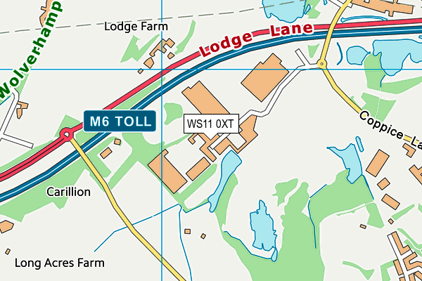 WS11 0XT map - OS VectorMap District (Ordnance Survey) WS11 0XT map - OS VectorMap District (Ordnance Survey)