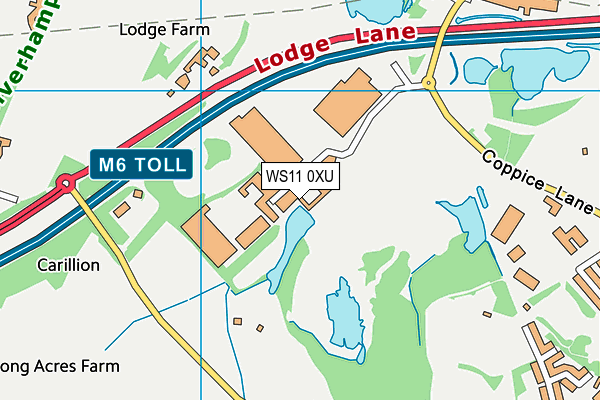 WS11 0XU map - OS VectorMap District (Ordnance Survey) WS11 0XU map - OS VectorMap District (Ordnance Survey)