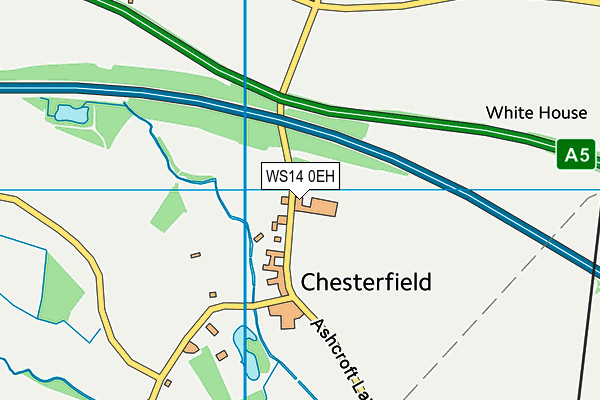 WS14 0EH map - OS VectorMap District (Ordnance Survey) WS14 0EH map - OS VectorMap District (Ordnance Survey)