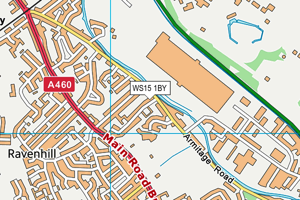 WS15 1BY map - OS VectorMap District (Ordnance Survey) WS15 1BY map - OS VectorMap District (Ordnance Survey)