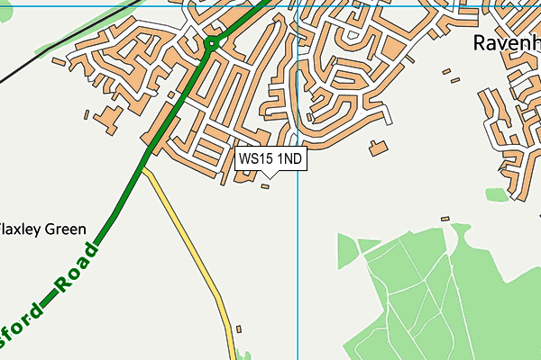 WS15 1ND map - OS VectorMap District (Ordnance Survey) WS15 1ND map - OS VectorMap District (Ordnance Survey)