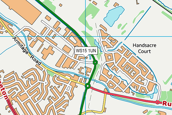 WS15 1UN map - OS VectorMap District (Ordnance Survey) WS15 1UN map - OS VectorMap District (Ordnance Survey)