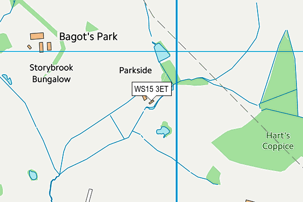 WS15 3ET map - OS VectorMap District (Ordnance Survey) WS15 3ET map - OS VectorMap District (Ordnance Survey)