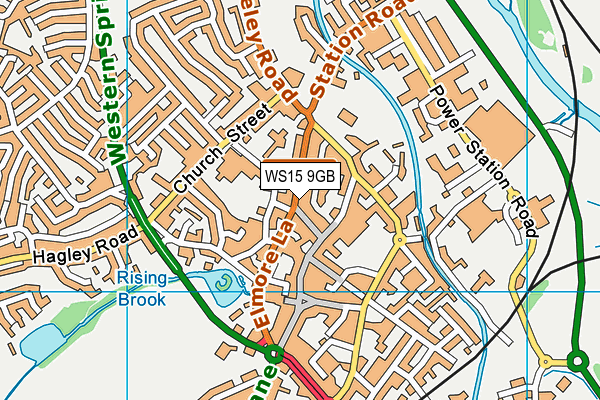 WS15 9GB map - OS VectorMap District (Ordnance Survey) WS15 9GB map - OS VectorMap District (Ordnance Survey)