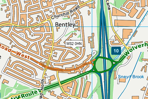 WS2 0HN map - OS VectorMap District (Ordnance Survey) WS2 0HN map - OS VectorMap District (Ordnance Survey)