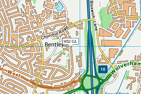 WS2 0JL map - OS VectorMap District (Ordnance Survey) WS2 0JL map - OS VectorMap District (Ordnance Survey)