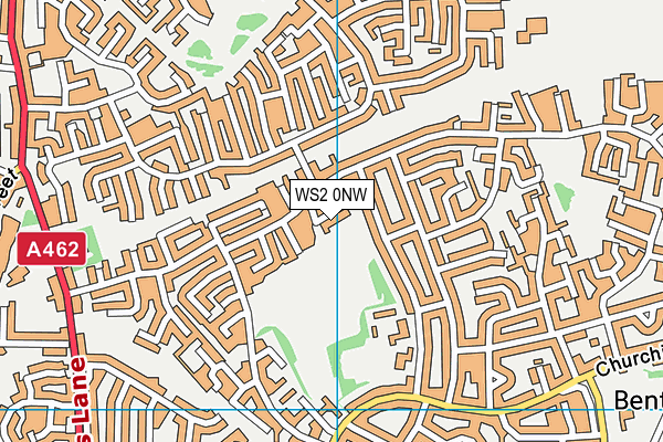 WS2 0NW map - OS VectorMap District (Ordnance Survey) WS2 0NW map - OS VectorMap District (Ordnance Survey)
