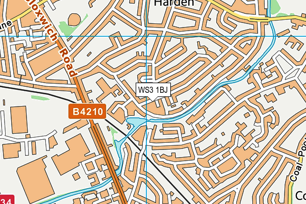 WS3 1BJ map - OS VectorMap District (Ordnance Survey) WS3 1BJ map - OS VectorMap District (Ordnance Survey)