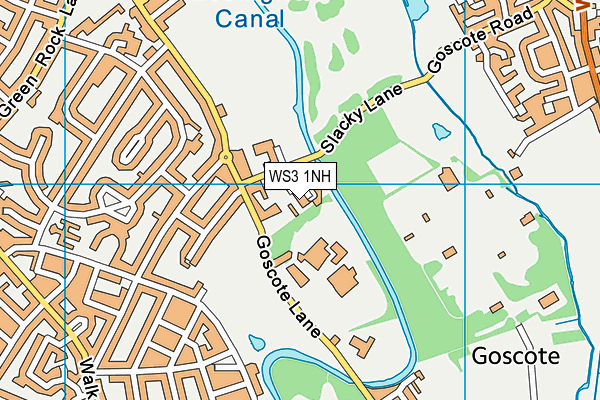 WS3 1NH map - OS VectorMap District (Ordnance Survey) WS3 1NH map - OS VectorMap District (Ordnance Survey)