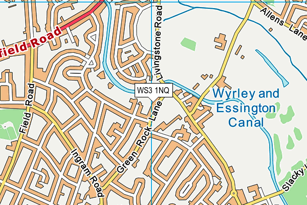 WS3 1NQ map - OS VectorMap District (Ordnance Survey) WS3 1NQ map - OS VectorMap District (Ordnance Survey)