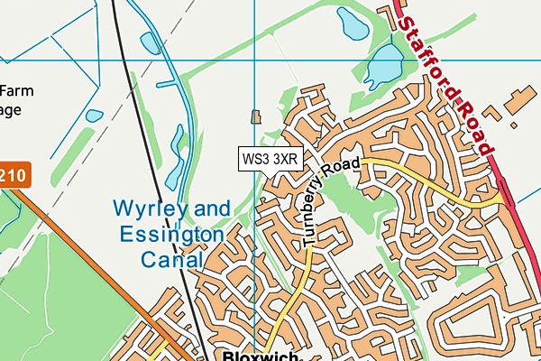 WS3 3XR map - OS VectorMap District (Ordnance Survey) WS3 3XR map - OS VectorMap District (Ordnance Survey)