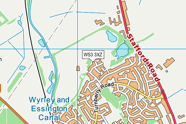 WS3 3XZ map - OS VectorMap District (Ordnance Survey) WS3 3XZ map - OS VectorMap District (Ordnance Survey)