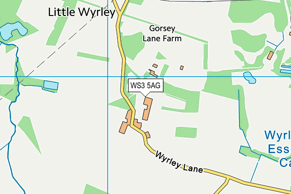 WS3 5AG map - OS VectorMap District (Ordnance Survey) WS3 5AG map - OS VectorMap District (Ordnance Survey)