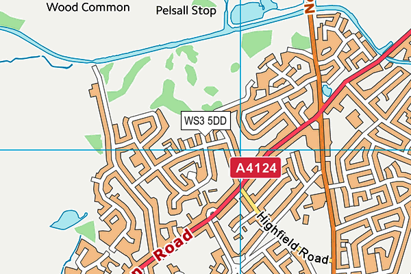 WS3 5DD map - OS VectorMap District (Ordnance Survey) WS3 5DD map - OS VectorMap District (Ordnance Survey)