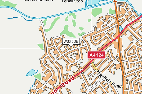 WS3 5DE map - OS VectorMap District (Ordnance Survey) WS3 5DE map - OS VectorMap District (Ordnance Survey)