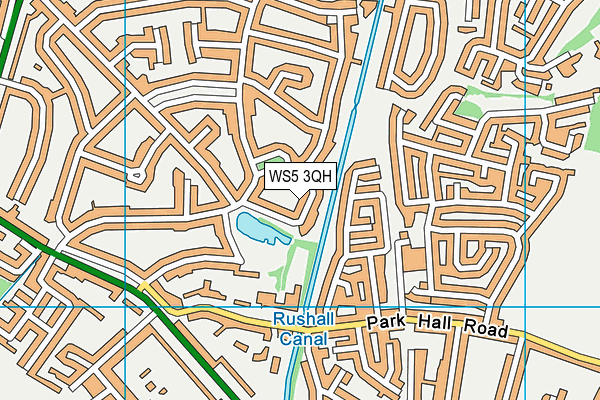 WS5 3QH map - OS VectorMap District (Ordnance Survey) WS5 3QH map - OS VectorMap District (Ordnance Survey)