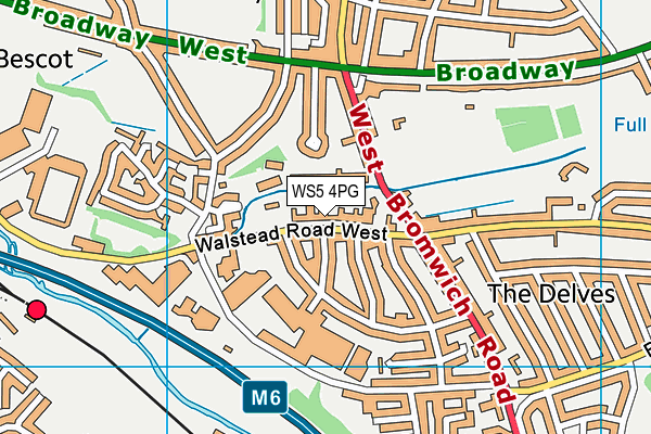 WS5 4PG map - OS VectorMap District (Ordnance Survey) WS5 4PG map - OS VectorMap District (Ordnance Survey)